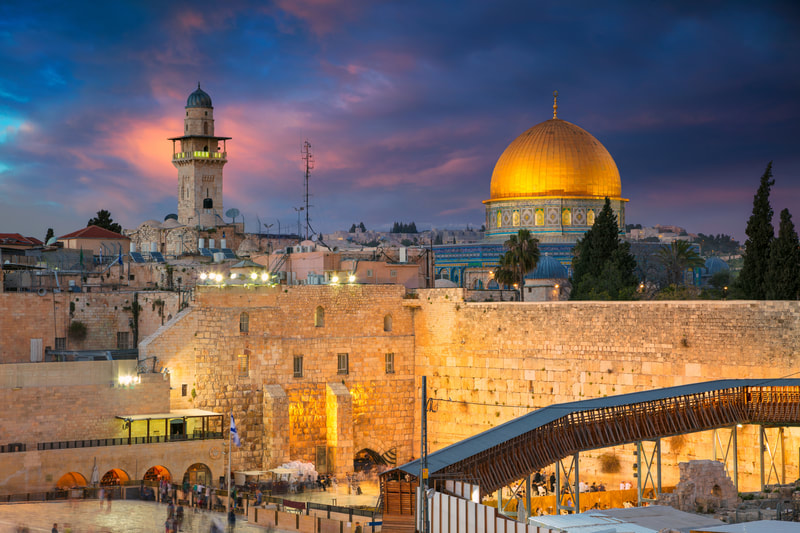 Historic old Jerusalem in Israel